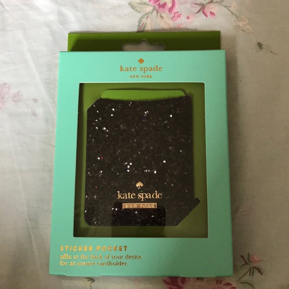 Kate spade glitter sticker for tech NIB